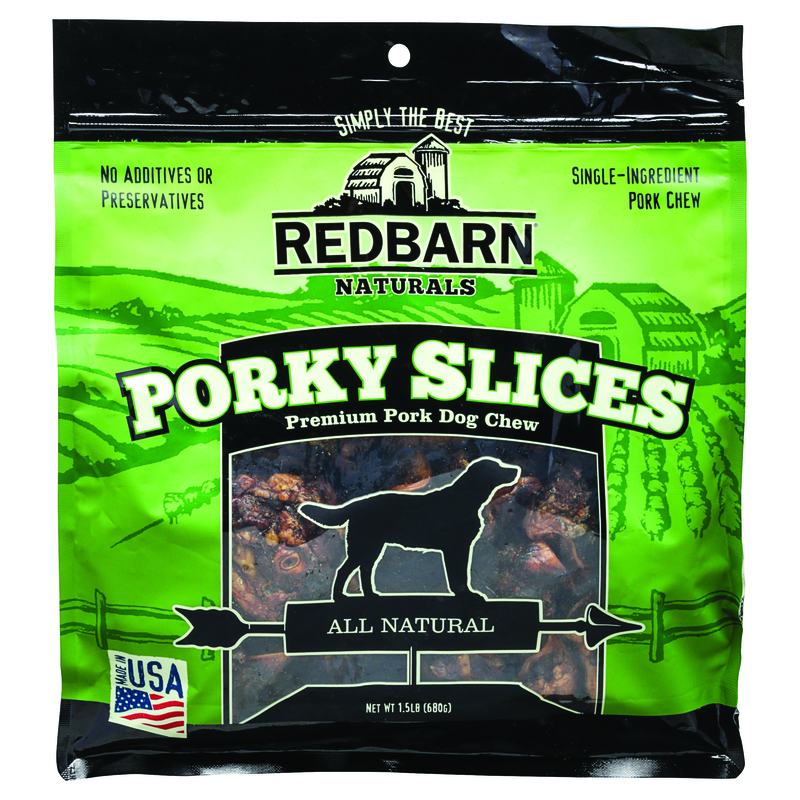 Redbarn Naturals Porky Slices Grain Free Chews For Dogs 12 in. 1 pk