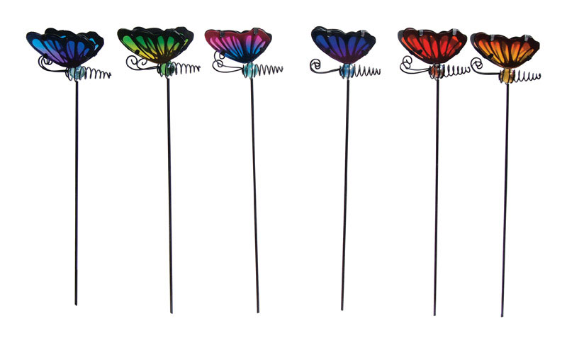 Infinity Assorted Metal 12.4 in. H Outdoor Garden Stake