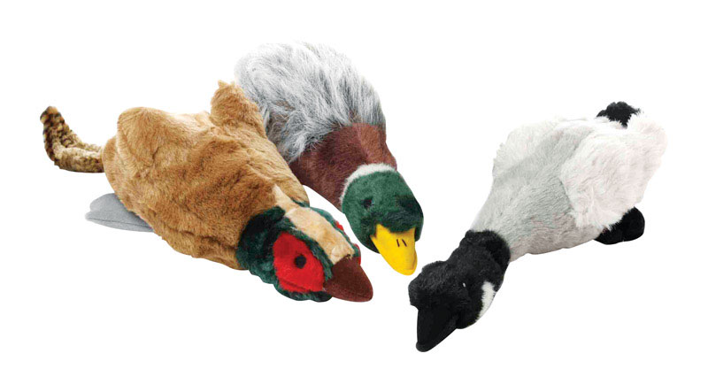 Multipet Assorted Migrator Bird Plush Dog Toy Large 1 pk