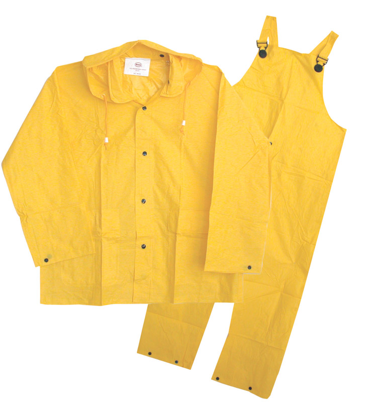 Boss Yellow PVC-Coated Polyester Rain Suit XXL