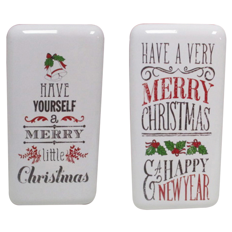 Celebrations Multicolored Christmas Sayings Sign