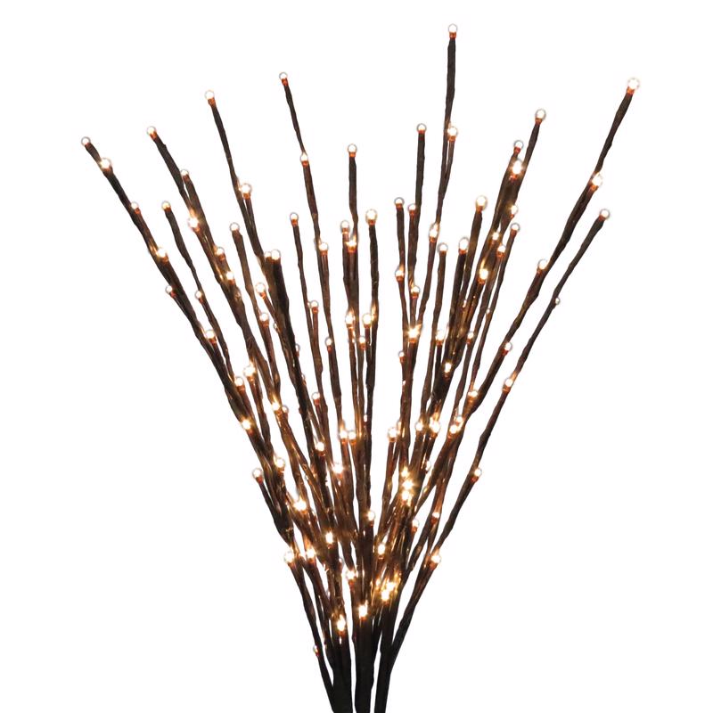 Celebrations Platinum LED Warm White 32 in. Light Burst Yard Decor