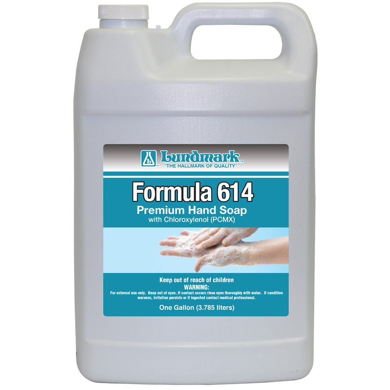 Lundmark Formula 614 No Scent Antibacterial Liquid Hand Soap Refill 1 gal
