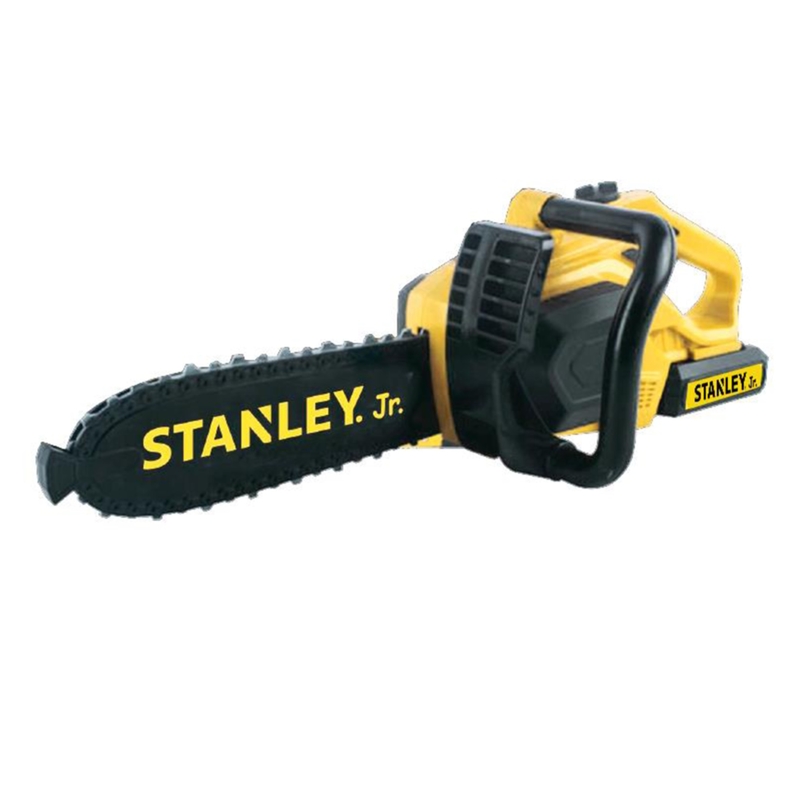 Stanley Jr. Toy Chain Saw Plastic Black/Yellow 1 pc