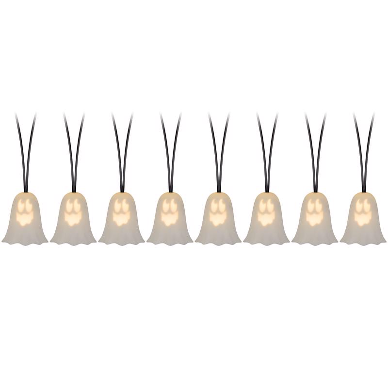 Gemmy 2.9528 in. LED Prelit Musical Ghosts Light String Halloween Decor