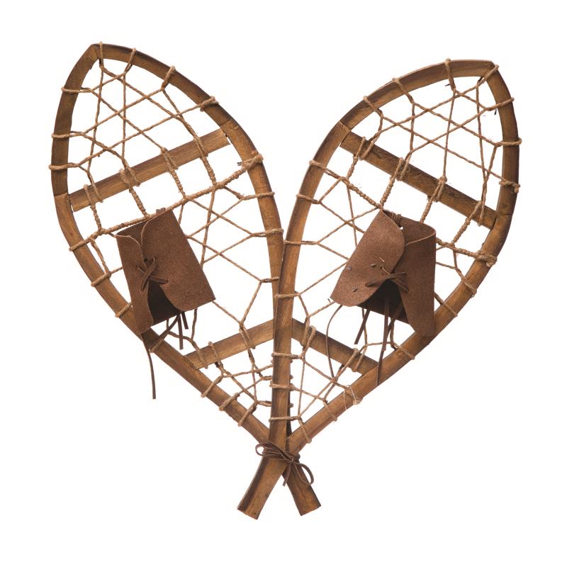 Creative Co-Op Brown Snowshoe Indoor Christmas Decor