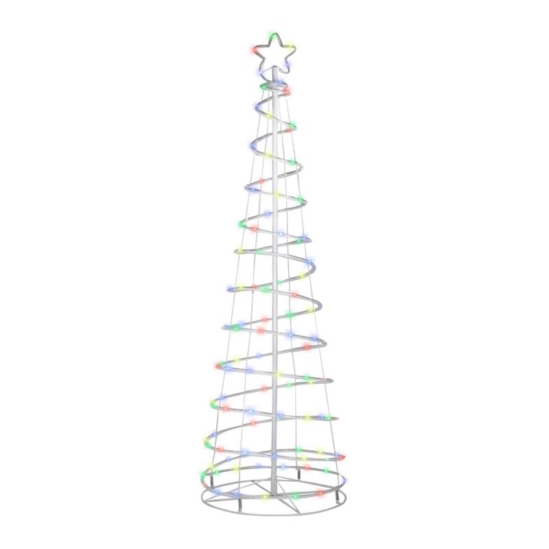 Celebrations LED Multi 72 in. Spiral Yard Decor