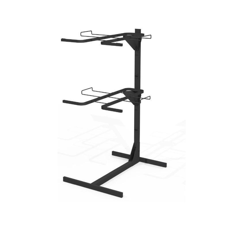 WM Display Group 65.25 in. H X 30 in. W X 39.5 in. L Black Fire Pit Display Metal