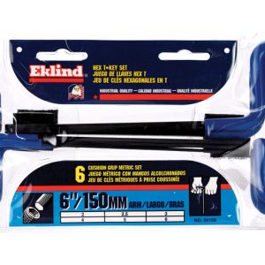 Eklind Metric T-Handle Loop Hex Key Set 6 pc