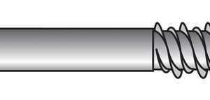 Hillman 1/4 in. D X 3-3/4 in. L Steel Flat Head Concrete Screw Anchor 100 pk