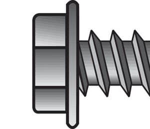Hillman No. 8-18 X 1/2 in. L Hex Hex Washer Head Self- Drilling Screws 100 pk
