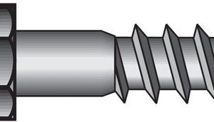 Hillman 5/16 in. X 3 in. L Hex Stainless Steel Lag Screw 25 pk