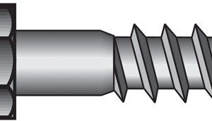 Hillman 5/16 in. X 3-1/2 in. L Hex Stainless Steel Lag Screw 25 pk