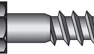 Hillman 3/8 in. X 3-1/2 in. L Hex Stainless Steel Lag Screw 25 pk