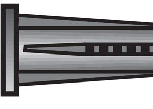 Hillman .138 in. D X 3/4 in. L Plastic Round Head Conical Anchor 100 pk