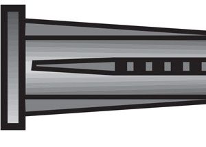 Hillman .19 in. D X 1 in. L Plastic Round Head Conical Anchor 100 pk