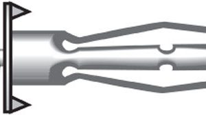 Hillman 3/16 in. D X 3/16 Short in. L Plastic Pan Head Hollow Wall Anchors 50 pk