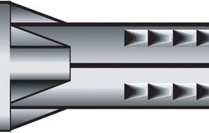 Hillman .19 in. D X 1 in. L Lead Round Head Ribbed Anchor 100 pk