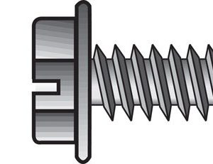 Hillman No. 8 X 1/2 in. L Slotted Hex Washer Head Sheet Metal Screws 100 pk