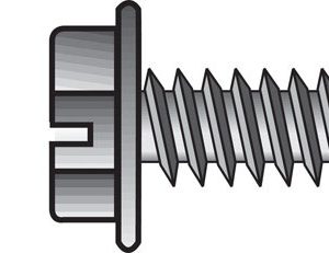 Hillman No. 8 X 3/4 in. L Slotted Hex Washer Head Sheet Metal Screws 100 pk
