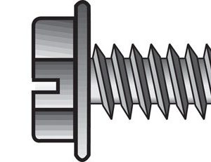Hillman No. 10 X 3/4 in. L Slotted Hex Washer Head Sheet Metal Screws 100 pk
