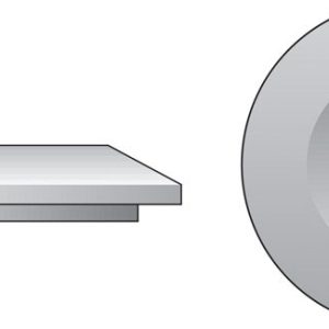 Hillman Zinc-Plated Steel 1/4 in. Bonded Neoprene Washer 100 pk