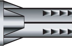 Hillman .138 in. D X 1 in. L Lead Round Head Concrete Screw Anchor 100 pk
