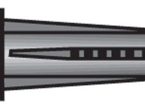 Hillman .190 in. D X 1 in. L Plastic Flat Head Conical Anchor 4 pk