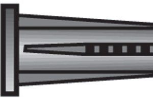 Hillman .138 in. D X 3/4 in. L Plastic Flat Head Conical Anchor 80 pk