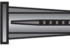 Hillman .164 in. D X 7/8 in. L Plastic Flat Head Conical Anchor 50 pk