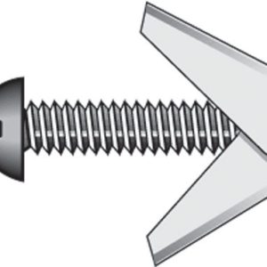 Hillman 1/4 in. D X 4 in. L Round Steel Toggle Bolt 1 pk