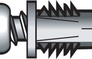 Hillman 1/4 in. D X 1-1/2 in. L Plastic Pan Head Ribbed Anchor 4 pk