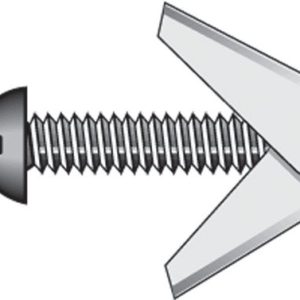 Hillman 3/16 in. D X 4 in. L Round Steel Toggle Bolt 2 pk
