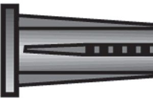 Hillman .190 in. D X 1 in. L Plastic Flat Head Conical Anchor 25 pk