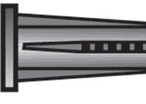 Hillman .250 in. D X 1-3/8 in. L Plastic Flat Head Conical Anchor 25 pk