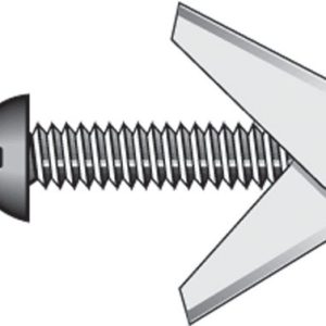 Hillman 1/8 in. D X 3 in. L Round Steel Toggle Bolt 2 pk