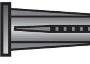 Hillman .164 in. D X 7/8 in. L Plastic Pan Head Conical Anchor 14 pk