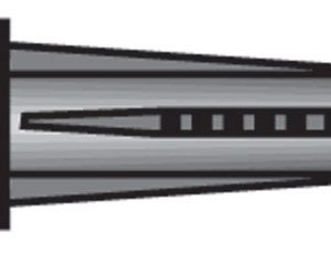Hillman .164 in. D X 7/8 in. L Plastic Pan Head Conical Anchor 6 pk
