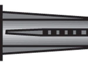 Hillman .25 in. D X 1-3/8 in. L Plastic Pan Head Conical Anchor 2 pk
