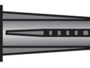 Hillman .190 in. D X 1 in. L Plastic Flat Head Conical Anchor 4 pk