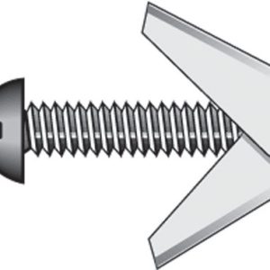 Hillman 1/8 in. D X 3 in. L Round Steel Toggle Bolt 15 pk