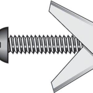 Hillman 3/16 in. D X 4 in. L Round Zinc-Plated Steel Toggle Bolt 8 pk