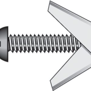 Hillman 1/4 in. D X 4 in. L Round Steel Toggle Bolt 5 pk