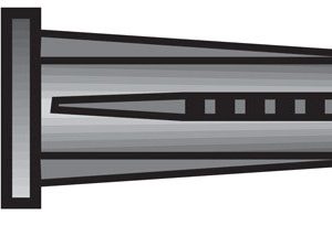 Hillman .164 in. D X 7/8 in. L Plastic Flat Head Conical Anchor 100 pk