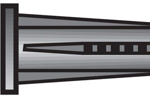 Hillman .25 in. D X 1-3/8 in. L Plastic Flat Head Conical Anchor 50 pk