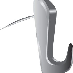 Hillman WallBiter Brass-Plated Small Picture Hook 45 lb 4 pk