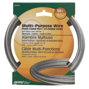 Hillman 50 ft. L Aluminum 18 Ga. Clothesline Wire