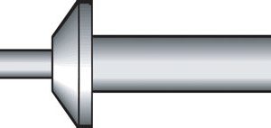 Hillman 1/4 in. D X 3/4 in. L Steel Mushroom Head Hammer Drive Anchor 100 pk