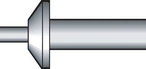 Hillman 1/4 in. D X 1-1/2 in. L Steel Mushroom Head Hammer Drive Anchor 100 pk