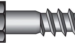 Hillman 1/4 in. X 1-1/4 in. L Hex Zinc-Plated Steel Lag Screw 100 pk